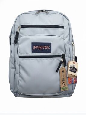 JanSport Big Student Backpack Blue Dusk 17.5” Laptop NWT XL School